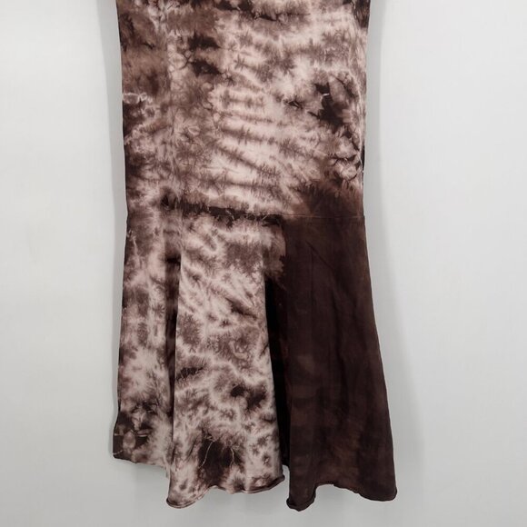 PrAna Ashlyn Sleeveless Tie-Dye Cotton Mini Dress in Espresso – Size M NWT - Picture 3 of 11